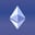 Logo Ethereum em Dólar